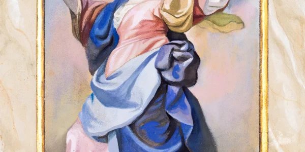 A Váci Nagyboldogasszony Székesegyház Madonnája barokk kerettel